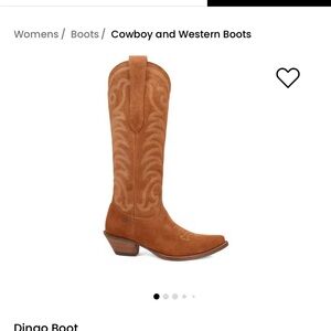 Dingo Women's Brown Western Boots (Size 8)